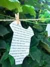Peter Pan Party Decor Onesie Garland Baby Shower Book Themed Party Peter Pan Nursery