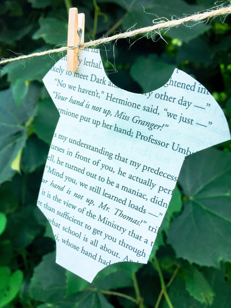 Harry Potter Onesie Garland