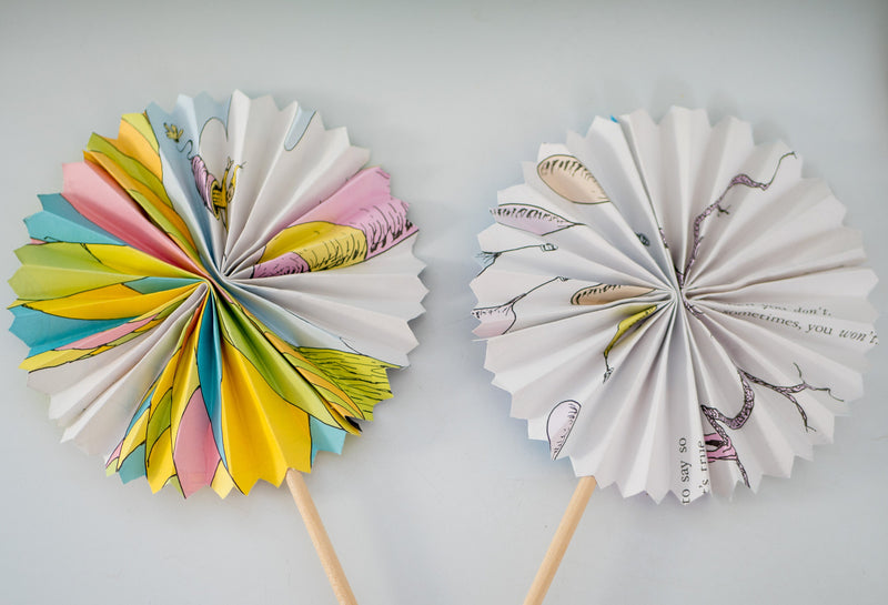 Oh The Places You'll Go Decor Pinwheels for Birthday Party and Classroom Decor