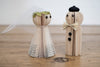 Cake Topper Wedding-Groom and Bride-Book Theme Wedding-Wedding Cake Topper-Book Wedding-Custom Cake Topper