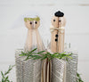Cake Topper Wedding-Groom and Bride-Book Theme Wedding-Wedding Cake Topper-Book Wedding-Custom Cake Topper