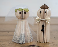 Cake Topper Wedding-Groom and Bride-Book Theme Wedding-Wedding Cake Topper-Book Wedding-Custom Cake Topper