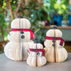 Snowman Christmas Decor Book Themed Holiday Decor Book Exchange Gift