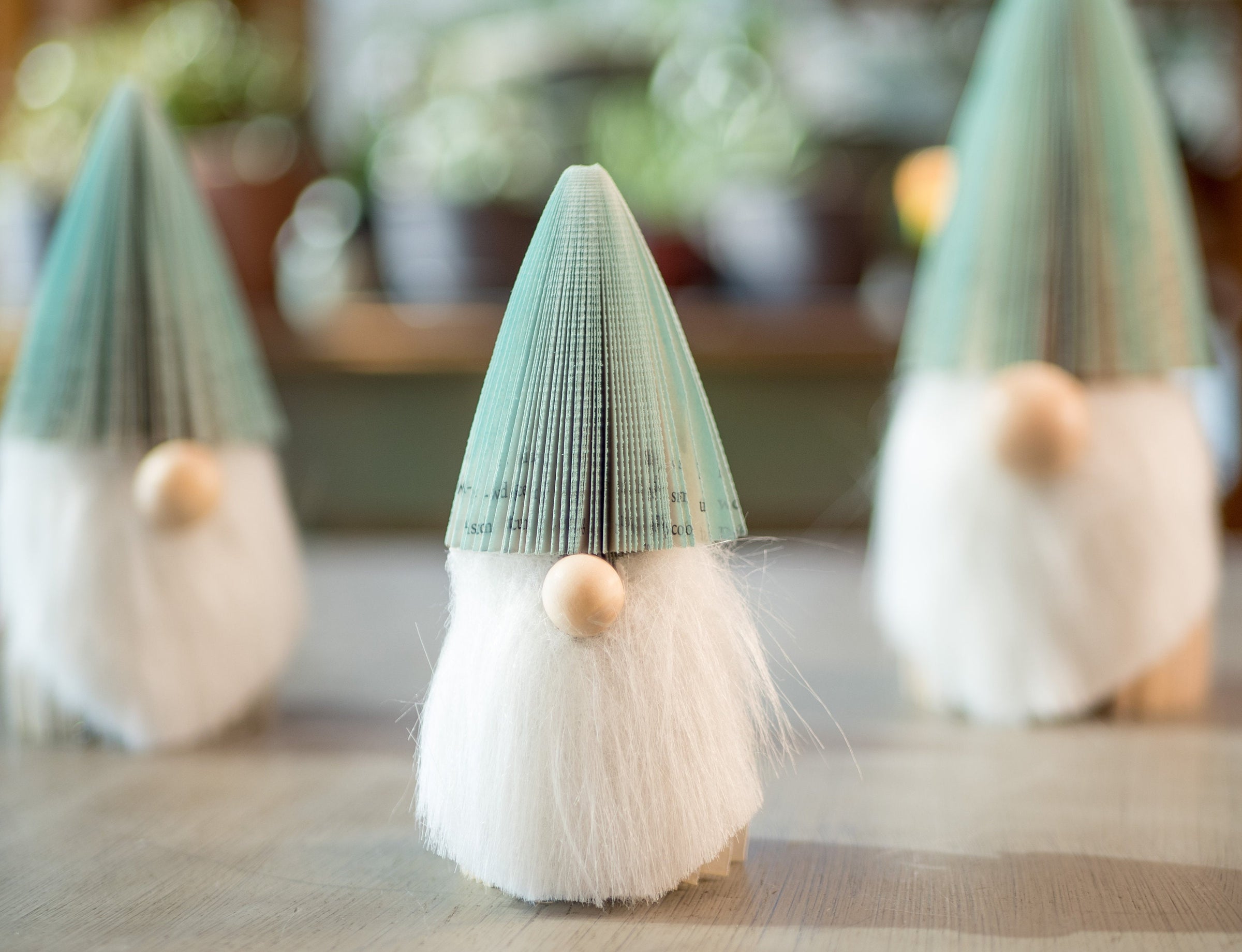 Gnome Decor Whimsical Woodland Themed Gnome Book Gift for Her