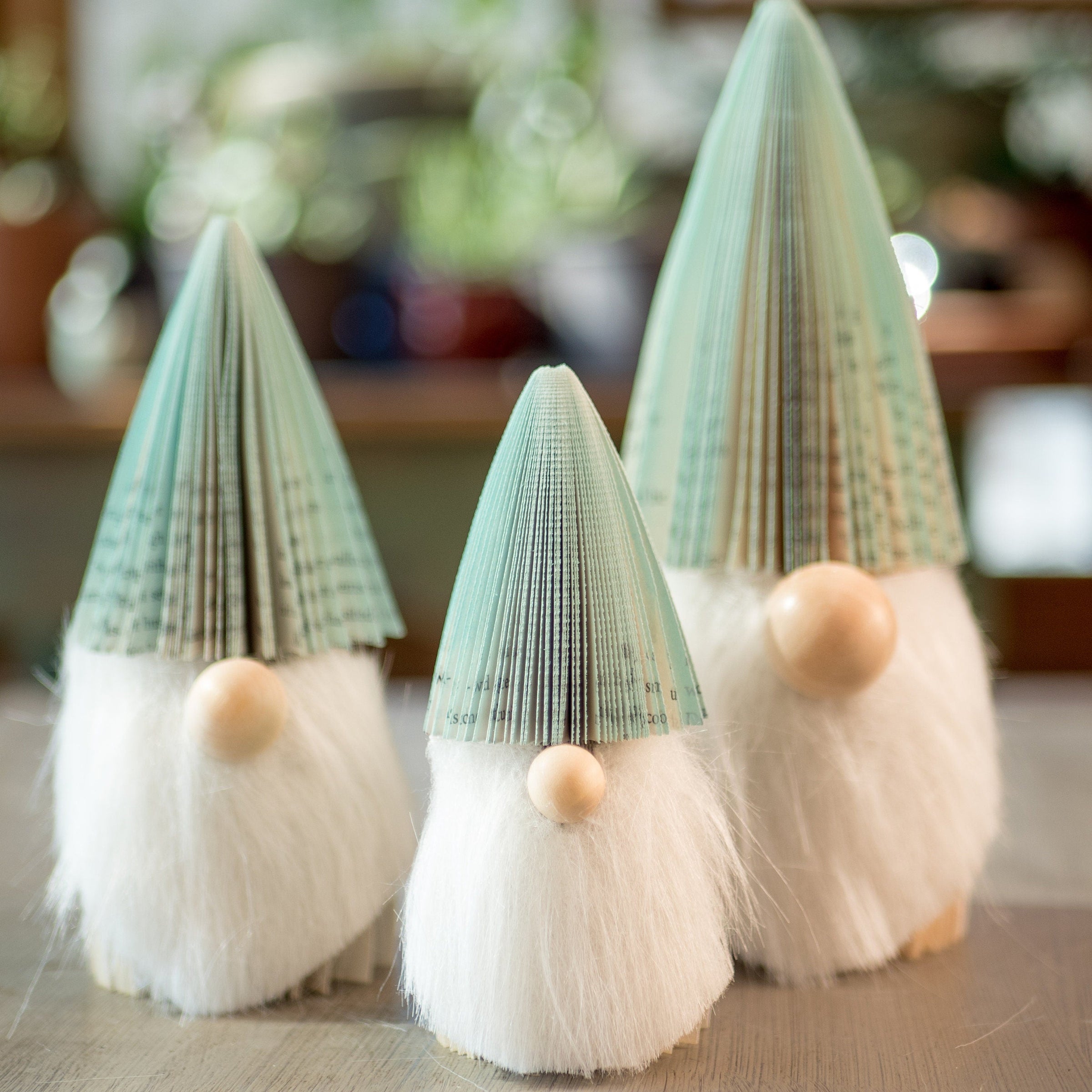 Gnome Decor Whimsical Woodland Themed Gnome Book Gift for Her