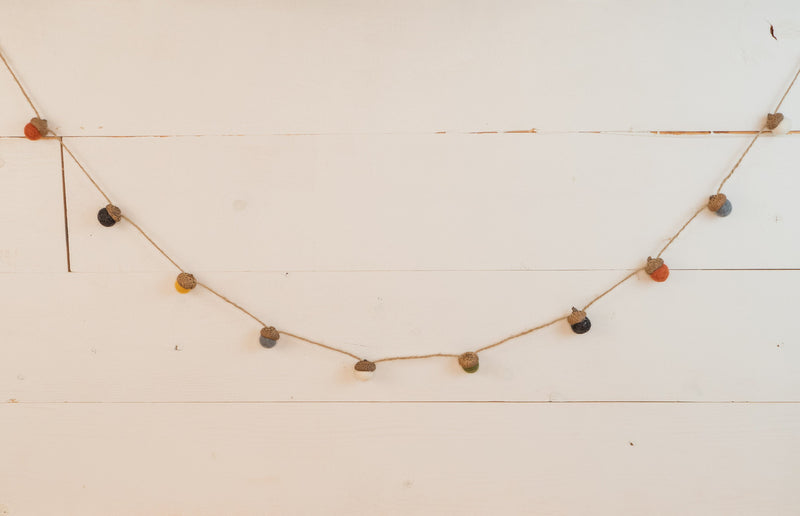 Fall Felt Acorn Garland