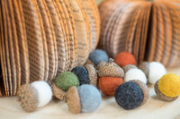 Fall Decor Felt Acorns Thanksgiving Table Decor Bowl Fillers Halloween Decor