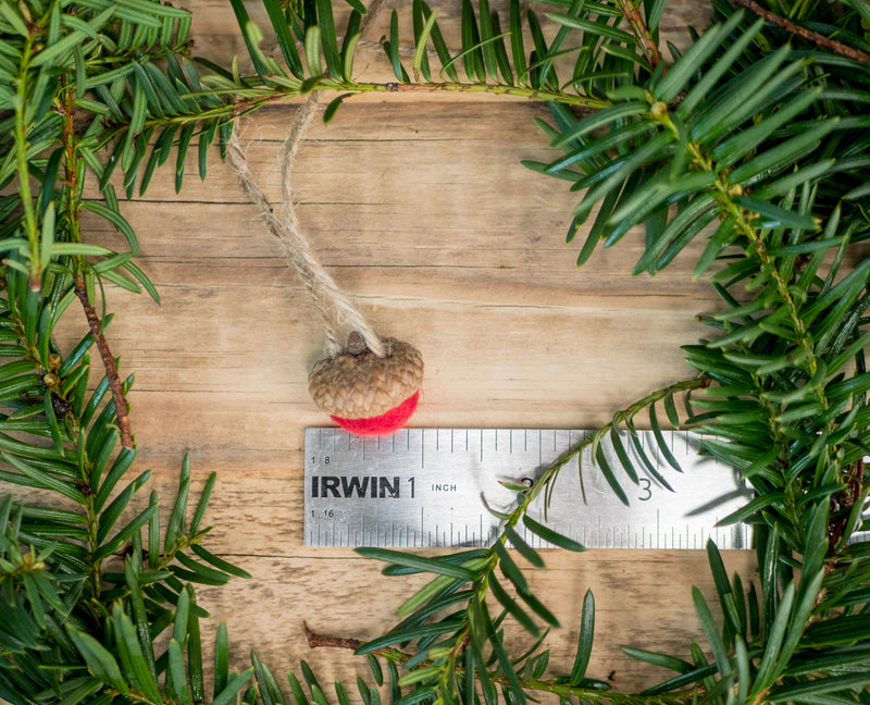 Christmas Felt Acorn Ornaments