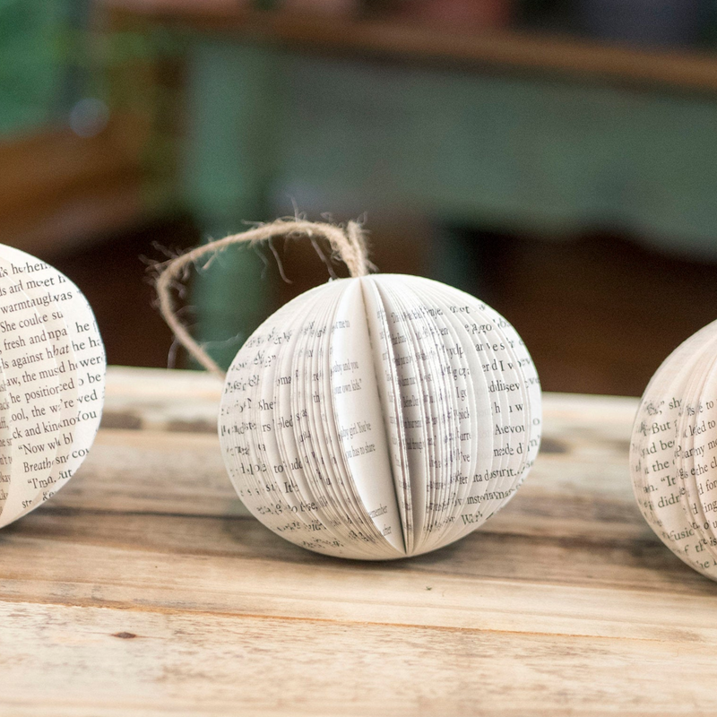 Christmas Book Ornament