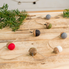 Christmas Felt Acorn Garland