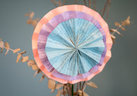 Paper Anniversary Gift Flower Stems First Anniversary Gift for Book Lover