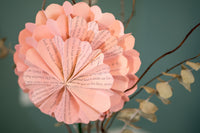 Paper Anniversary Gift Flower Stems First Anniversary Gift for Book Lover
