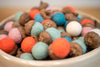 Spring Decor Felt Acorn Bowl Filler for Easter Decor Party Table Decor