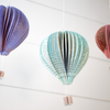 Hanging Hot Air Balloon Decor-Whimsical Birthday Decor-Whimsical Nursery Decor-Kids Room Decor-Baby Shower Decoration-Oh the Places Decor