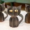 Black Cat-Halloween Decor-Cat Decor-Spooky Decor-Fall Decor-Cat Lover Gift-Book Gift-Halloween Table Decor-Upcycled Decor