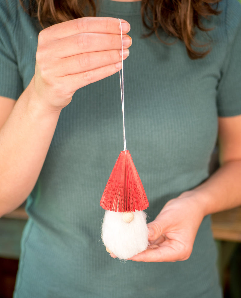 Red Gnome Ornament