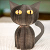 Black Cat-Halloween Decor-Cat Decor-Spooky Decor-Fall Decor-Cat Lover Gift-Book Gift-Halloween Table Decor-Upcycled Decor