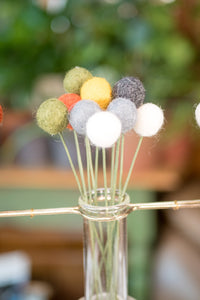Fall Decor Felt Stems