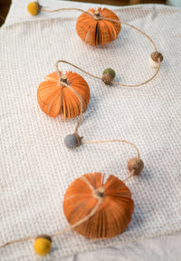 Fall Garland Pumpkin Themed Fall Decor Thanksgiving Table Pumpkin Mantle Garland