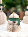Book Snowman-Christmas Decor-Holiday Decor-Christmas Decoration-Christmas Gifts-Book Exchange-Winter Decor-Teacher Gift-Gift for Mom