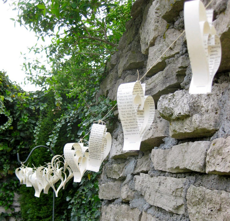 Book Themed Garland Baby Shower Decor Wedding Literary Themed Garland