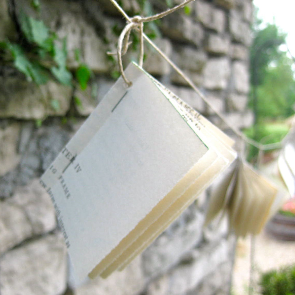 Harry Potter Mini Book Garland