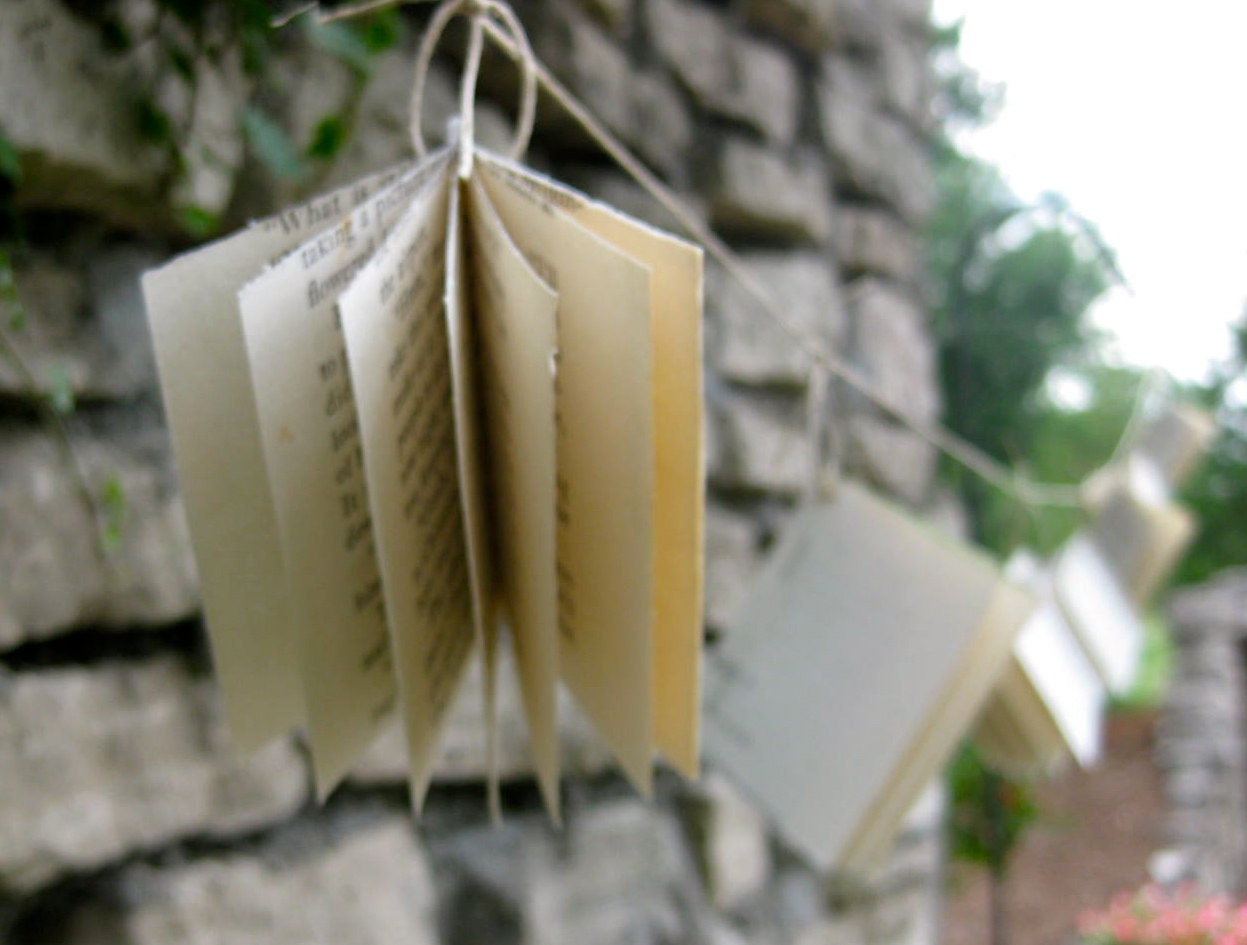 Harry Potter Mini Book Garland