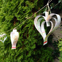 Map Heart Garland