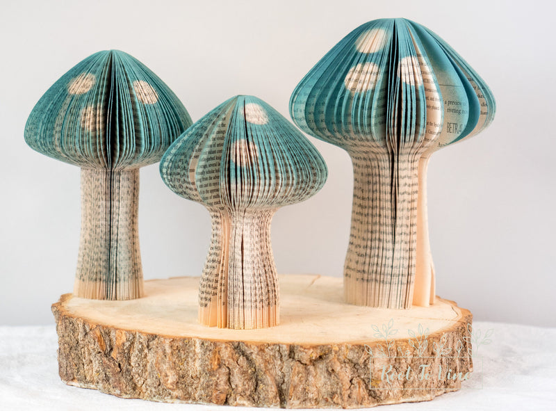 Mushroom Party Decor Book Themed Woodland Nursery Decor Gift for New Mom