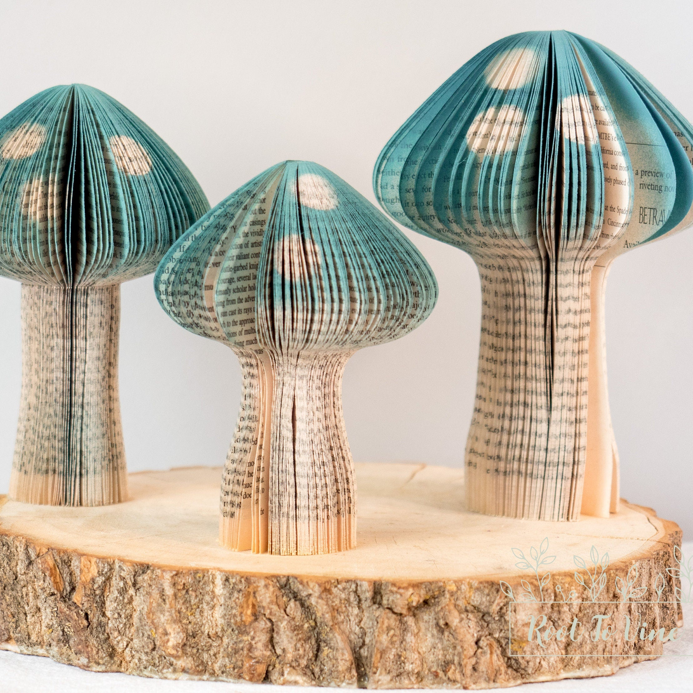 Mushroom Party Decor Book Themed Woodland Nursery Decor Gift for New Mom