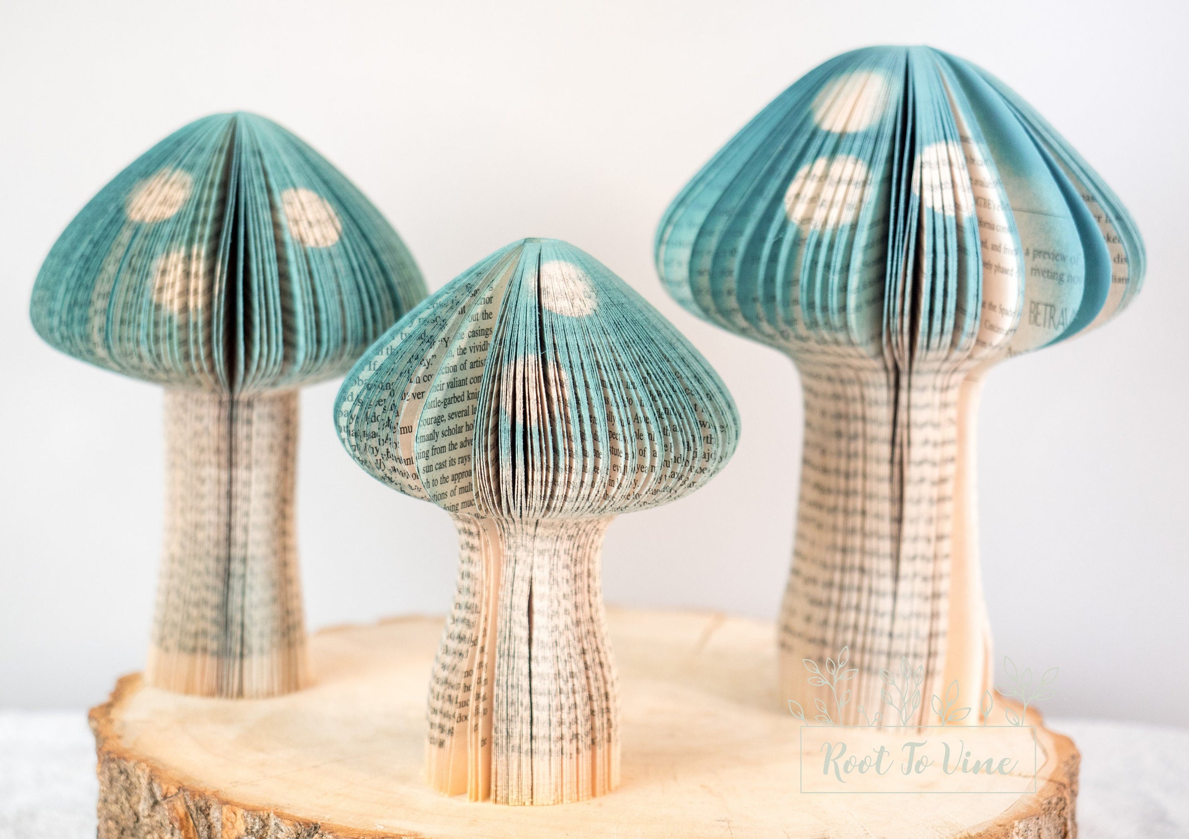 Mushroom Party Decor Book Themed Woodland Nursery Decor Gift for New Mom