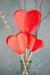 Paper Anniversary Gifts Literary Themed Heart Decor Valentines Day Vase Filler