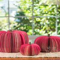 Pink Book Pumpkins