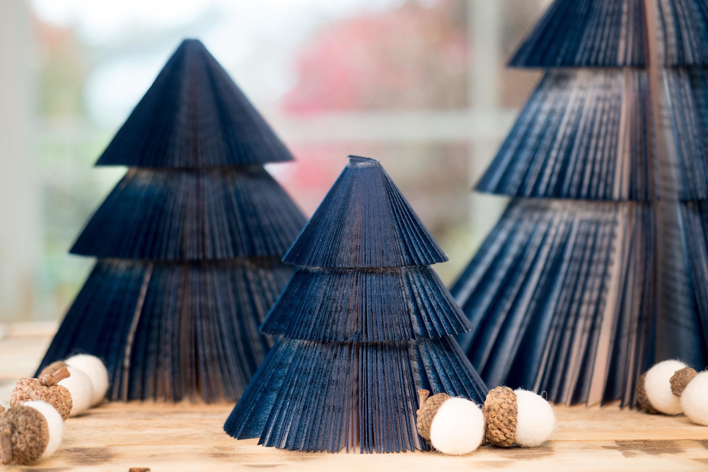 Navy Book Trees