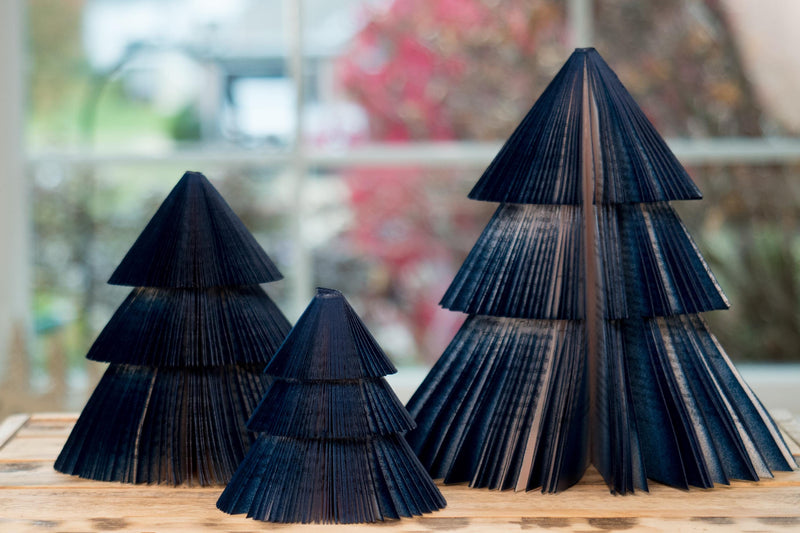 Navy Book Trees