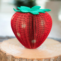 Strawberry Decor Bookish Gift Literary Lover Summer Fruit Paper Anniversary Strawberries Party Decor