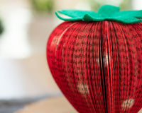 Strawberry Decor Bookish Gift Literary Lover Summer Fruit Paper Anniversary Strawberries Party Decor