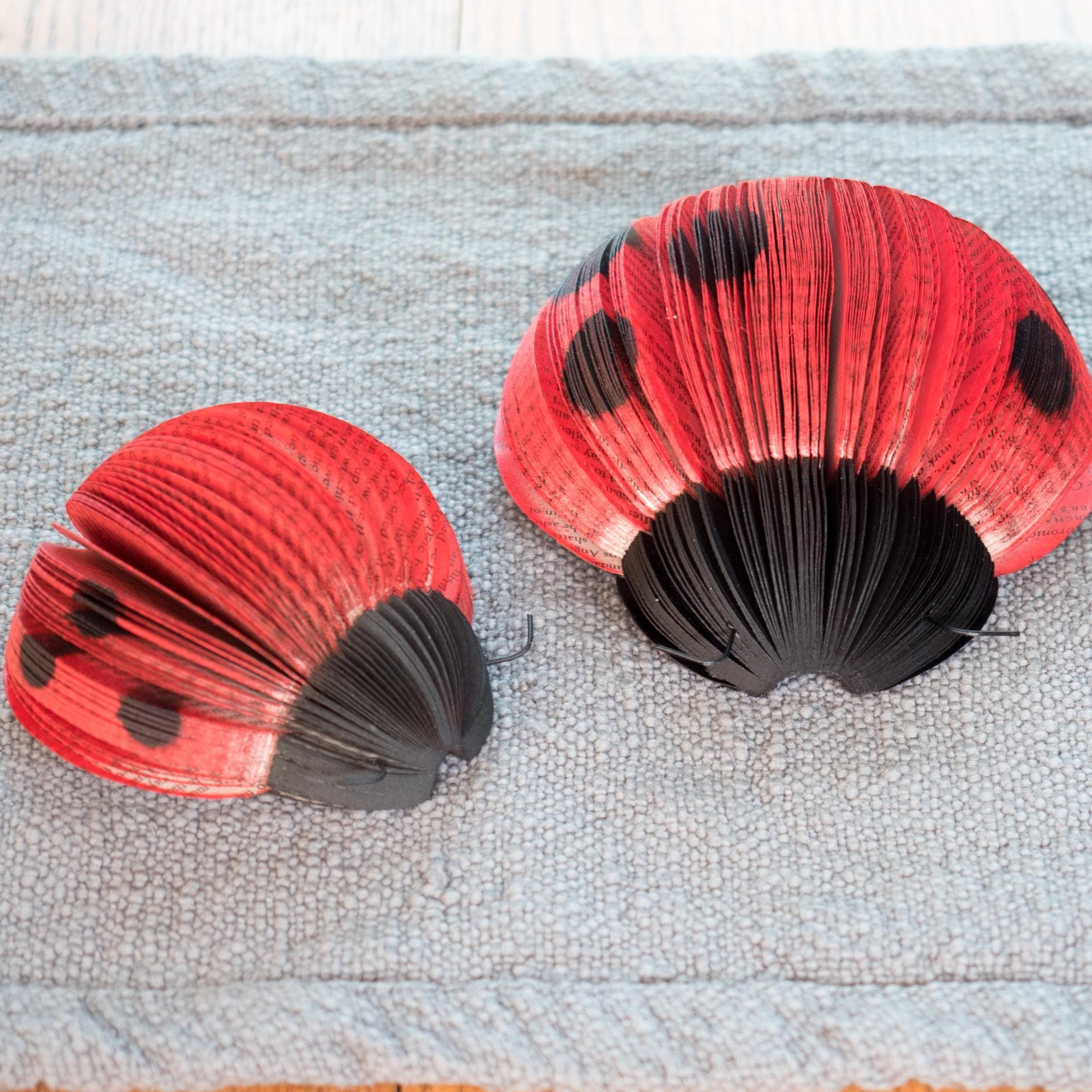 Lady Bug Decor Bookish Gift Literary Lover Garden Lover Gifts Summer Bugs